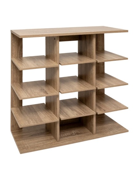 Range-chaussures Moduly 3 niveaux En Bambou Beige Five