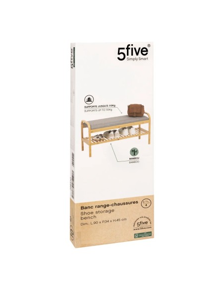 Range-chaussures banc Cosy Beige Five