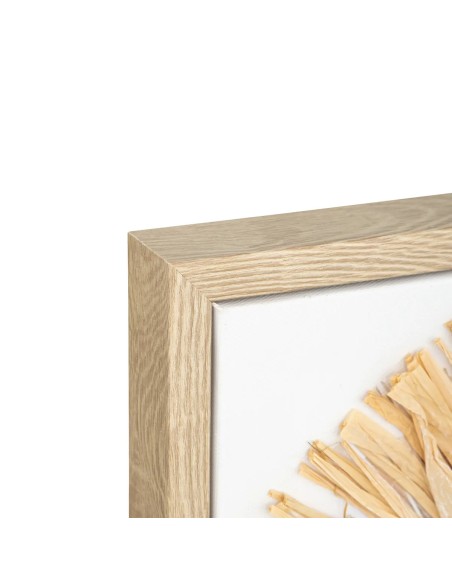 Décoration murale Inaya 70x50 Raphia Blanc Atmosphera