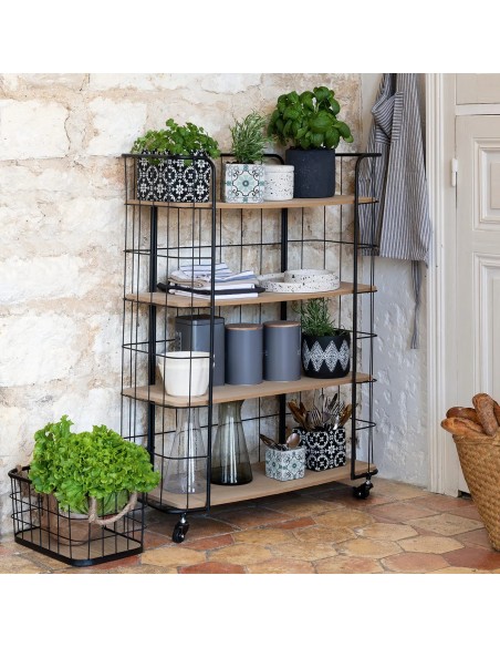 Étagère 4 Étages Jordi Marron Atmosphera