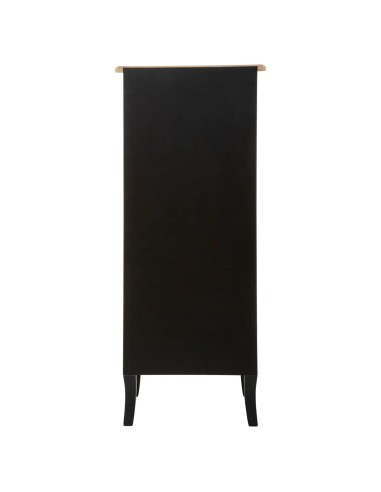 Chiffonnier 5 tiroirs Chrysa Noir Atmosphera