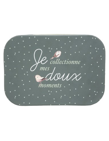 Lot de 3 boîtes de rangement Enfant Forêt Vert Atmosphera For Kids