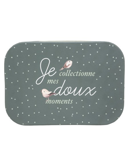 Lot de 3 boîtes de rangement Enfant Forêt Vert Atmosphera For Kids