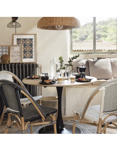 Table À Dîner Elias D100 Beige Atmosphera