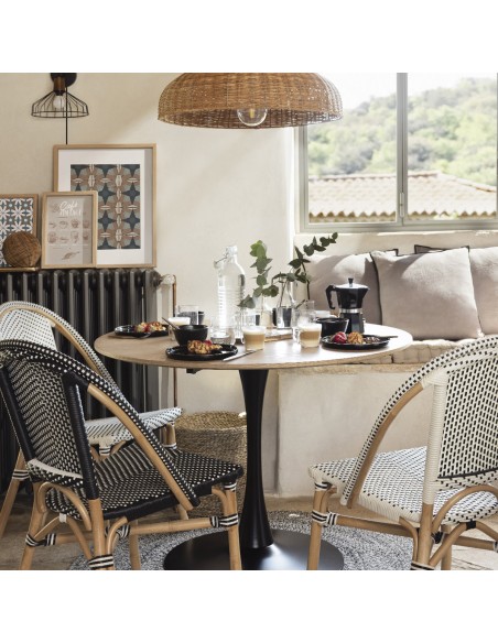 Table À Dîner Elias D100 Beige Atmosphera