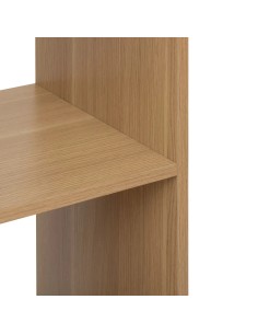 Bibliothèque Tasso 8 cases Effet Bois Beige Five 2