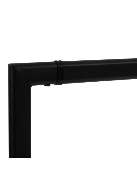 Portant Vêtement Double Athena Noir Five