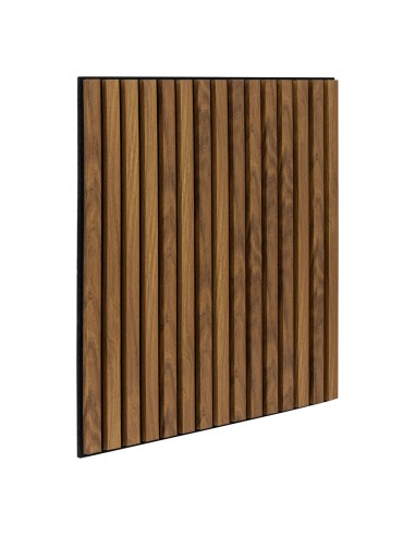 Lot De 8 Panneaux Mural Colva 60x60 Marron Tonka Atmosphera