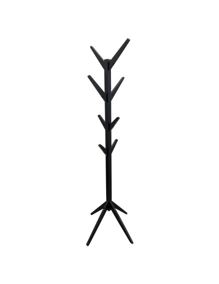 Portemanteau En Bois Arbre Noir Home Deco Factory