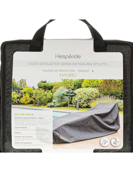 Housse De Protection Hambo Pour Transat L Gris Hespéride