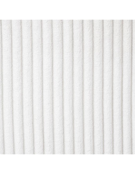 Coffre Pouf Pliable Côtelé Scott Beige Home Deco Factory