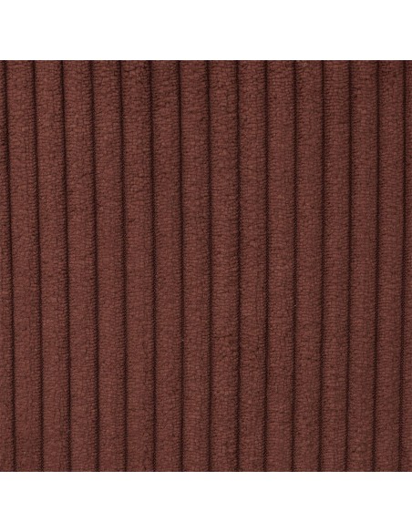 Coffre Pouf Pliable Côtelé Scott Terracotta Home Deco Factory