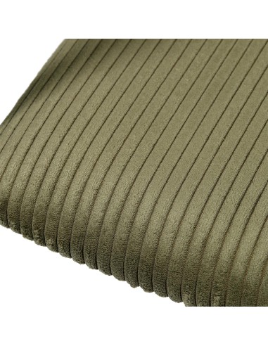 Coffre Pouf Pliable Côtelé Scott Vert Home Deco Factory