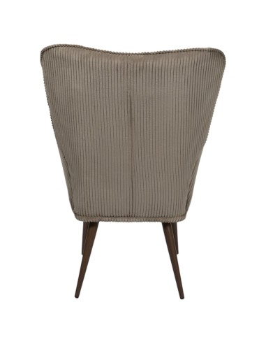 Fauteuil De Salon Patchwork Côtelé Scott Multicolore Home Deco Factory