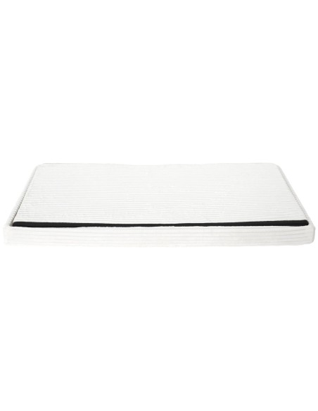 Coffre Banc Pliable Côtelé Scott Beige Home Deco Factory