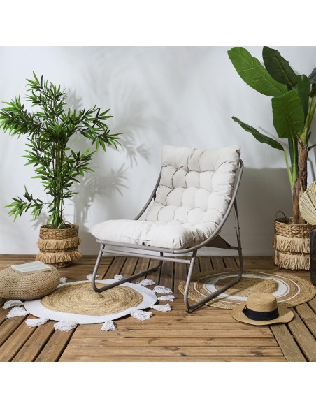 Fauteuil De Jardin Dolce Vita Beige Home Deco Factory
