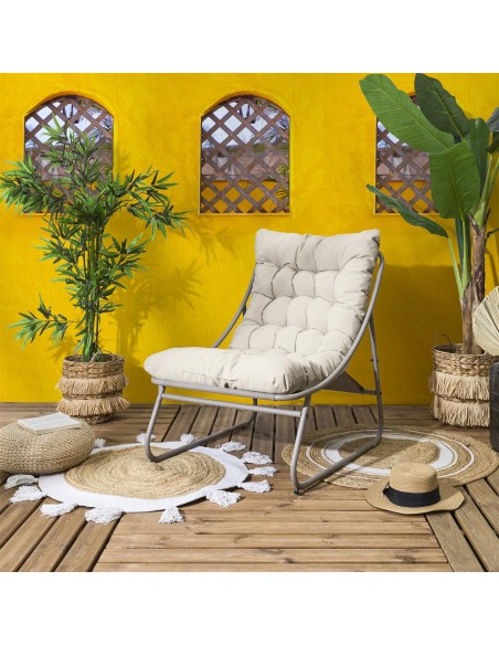 Fauteuil De Jardin Dolce Vita Beige Home Deco Factory