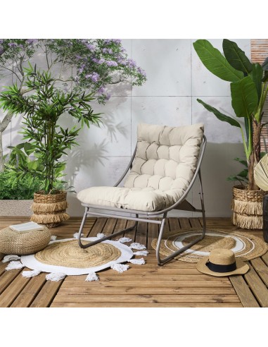 Fauteuil De Jardin Dolce Vita Beige Home Deco Factory