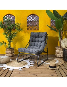 Fauteuil De Jardin Dolce Vita Gris Home Deco Factory 2