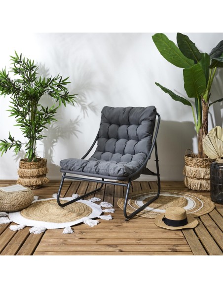 Fauteuil De Jardin Dolce Vita Gris Home Deco Factory
