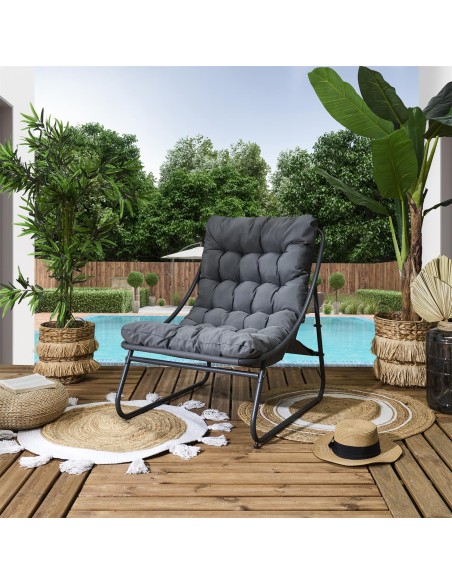 Fauteuil De Jardin Dolce Vita Gris Home Deco Factory