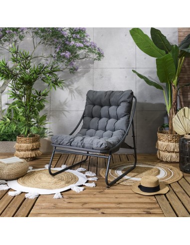 Fauteuil De Jardin Dolce Vita Gris Home Deco Factory