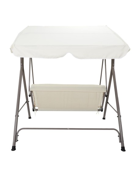 Balancelle De Jardin Soria Beige 140 Cm Home Deco Factory