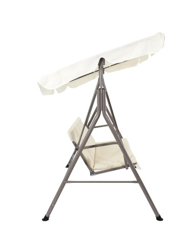 Balancelle De Jardin Soria Beige 140 Cm Home Deco Factory