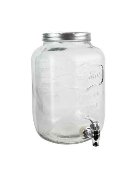 Distributeur De Boisson Avec Robinet En Verre 8l Home Deco Factory