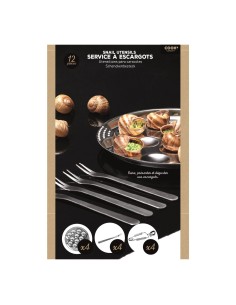 Lot De 12 Ustensiles Pour Escargots Cook Concept 2
