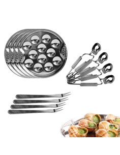 Lot De 12 Ustensiles Pour Escargots Cook Concept