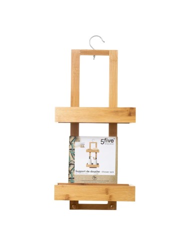 Serviteur De Douche 2 Niveaux En Bambou Five
