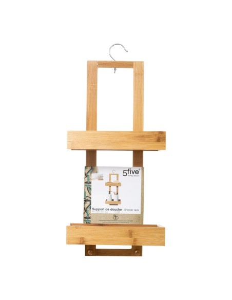 Serviteur De Douche 2 Niveaux En Bambou Five