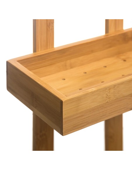 Serviteur De Douche 2 Niveaux En Bambou Five