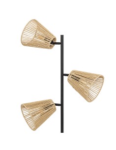 Lampadaire droit Gaida H150 Beige Atmosphera 2