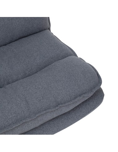 Fauteuil Pivotant Harper Gris Atmosphera