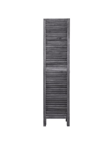 Lot De 2 Paravents En Bois 170x120 Camila Gris Atmosphera