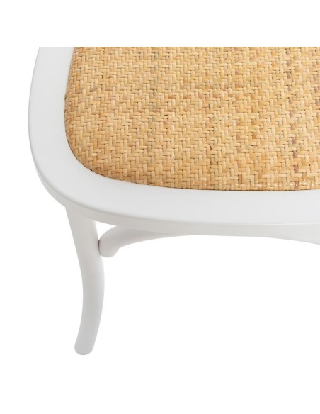 Chaise De Table Bistrot Isak Blanc Atmosphera