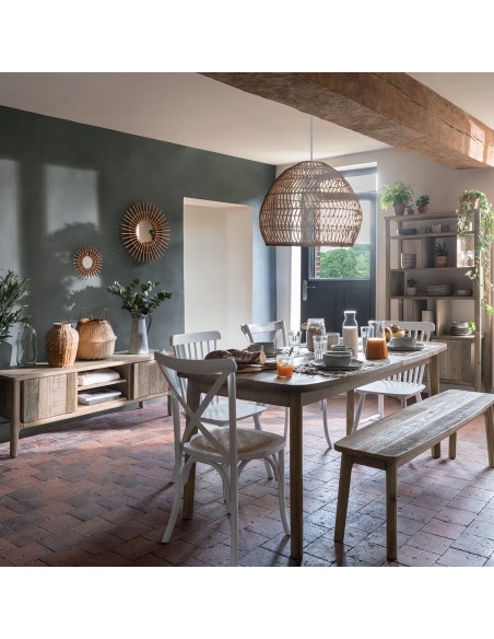 Chaise De Table Bistrot Isak Blanc Atmosphera