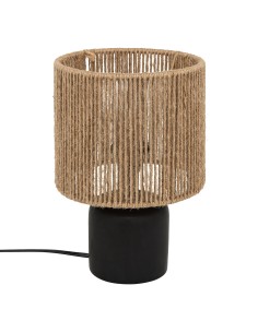 Lampe Cylindre Koby H24 Noire Atmosphera