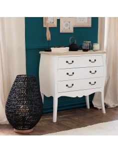 Commode 3 Tiroirs Chrysa Blanche Atmosphera 2