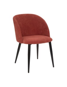 Fauteuil Céleste En Velours Terracotta Atmosphera