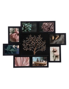 Pêle-mêle David 8 photos plastique Noir Atmosphera