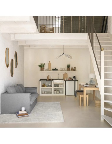 Miroir Organique Livia 75x45 Beige Atmosphera