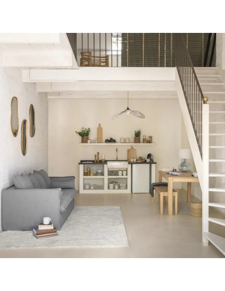 Miroir Organique Livia 75x45 Beige Atmosphera