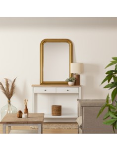 Miroir Avec Moulures Adele 103x74 Beige Atmosphera 2