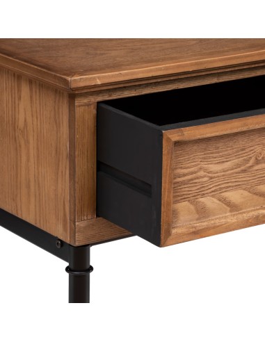 Console 2 tiroirs Danik Marron Atmosphera