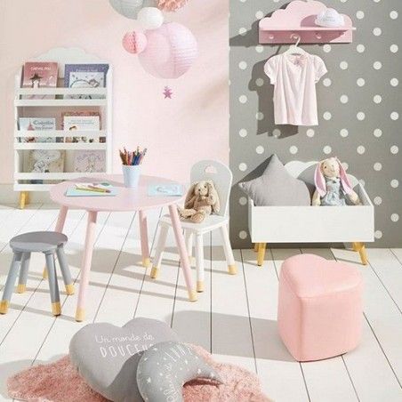 Coffre À Jouets En Bois Forme Nuage Blanc Atmosphera For Kids