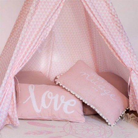Tipi Déco Enfant 160cm Rose Atmosphera for kids