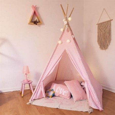 Tipi Déco Enfant 160cm Rose Atmosphera for kids